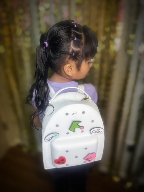 White Crocs Backpack